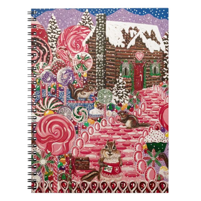 "Ms. Elizabeth's Peppermint World" Notebook (Front)