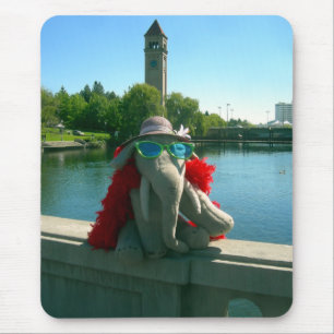 Ms Ella at the park Mouse Pad