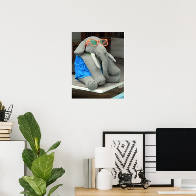 Ms Ella goes to the pool Poster (Home Office)