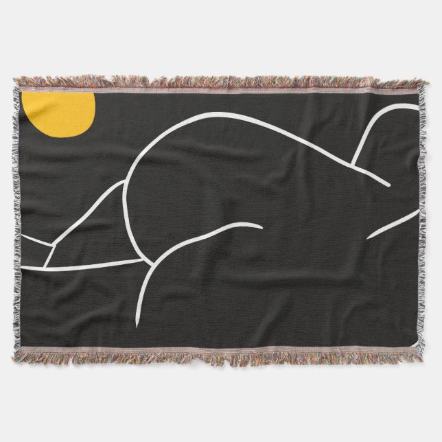 Ms. Fat Booty II Throw Blanket (Front)