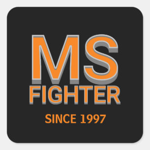 MS Fighter Square Sticker