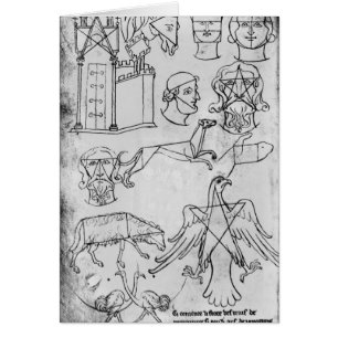 Ms Fr 19093 fol.18v Various drawings