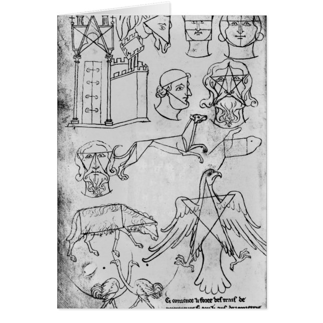 Ms Fr 19093 fol.18v Various drawings (Front)