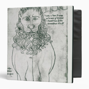 Ms Fr 19093 fol.24v Lion and Porcupine Binder