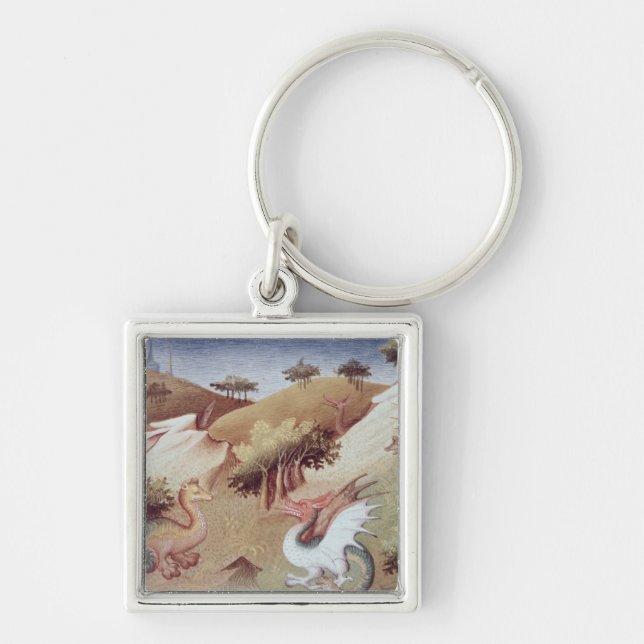 Ms Fr 2810 f.55v Dragons and other beasts Keychain (Front)