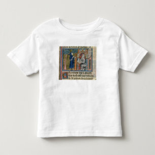 Ms Fr. 95 f.268 Merlin dictates the story to Blais Toddler T-shirt