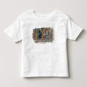 Ms Fr. 95 f.268 Merlin dictates the story to Blais Toddler T-shirt