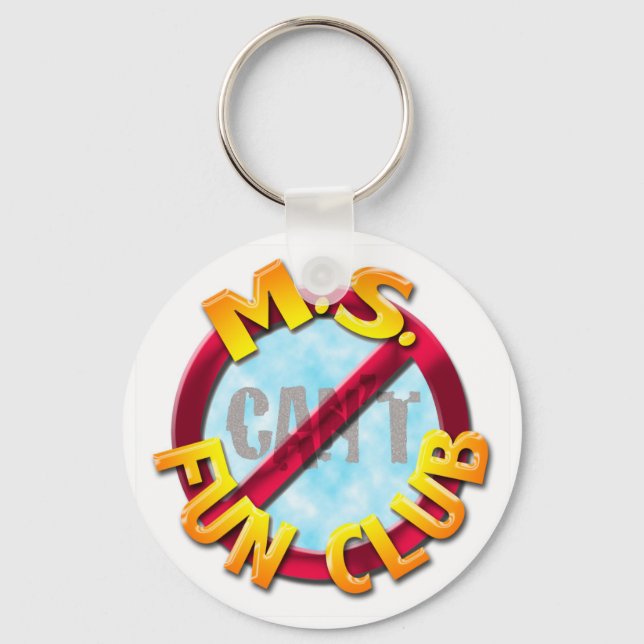 Ms Fun Club no 'CAN'T' keychain (Front)