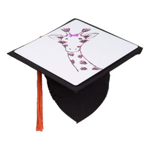 Ms. Giraffe cute sarcastic design Graduation Cap Topper
