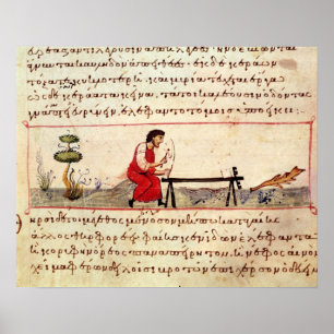 Ms. Grec 479 Traditional ivory work Poster