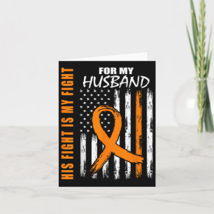 Ms His Fight Is My Fight Husband Multiple Sclerosi Card