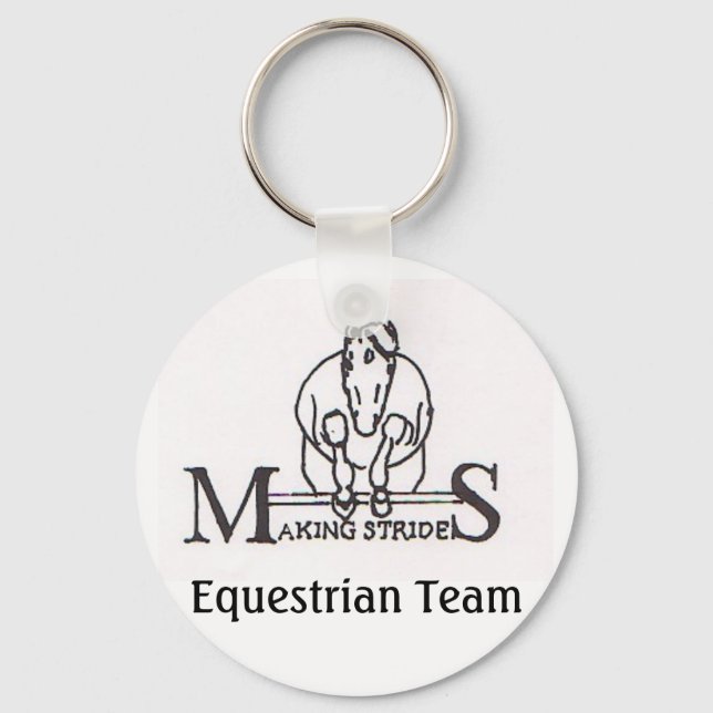 ms key 1, Equestrian Team Keychain (Front)