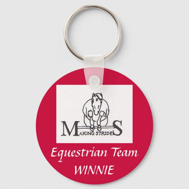 ms key colour with name keychain (Front)