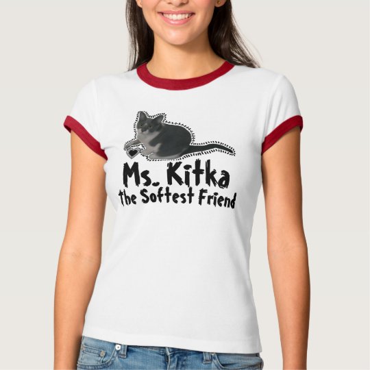 Ms. Kitka Softest Friend & Heart Frame T-Shirt
