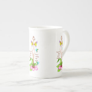 Ms. Kitty Siamese Cat Bone China Mug