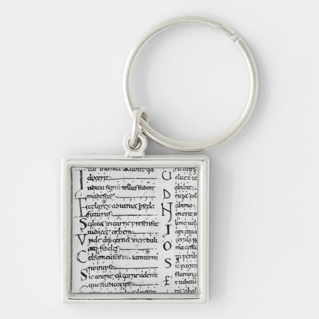 Ms. Latin Lectionary Keychain (Front)