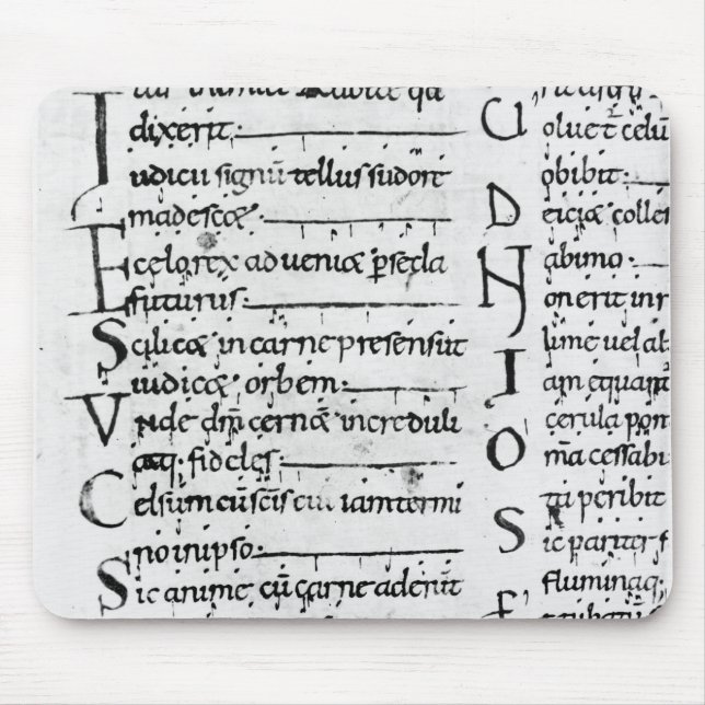 Ms. Latin Lectionary Mouse Pad (Front)