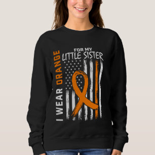 MS Little Sister Multiple Sclerosis Leukaemia Awar Sweatshirt