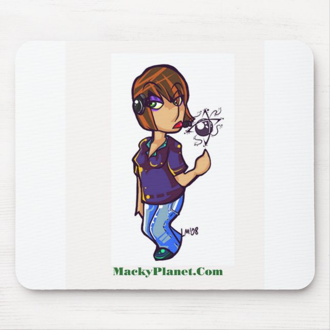 Ms Macky Mouse Pad (Front)