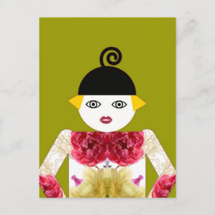 Ms. Martzkin Blooming Postcard © 2012 M. Martz