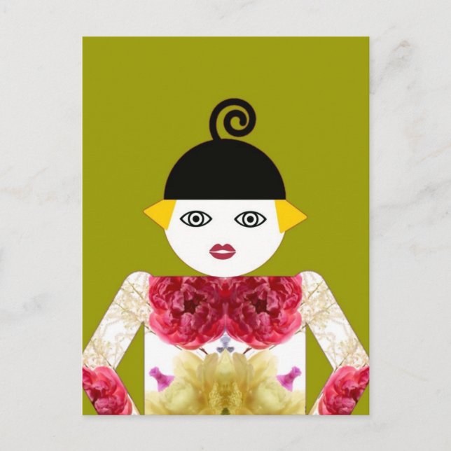 Ms. Martzkin Blooming Postcard © 2012 M. Martz (Front)