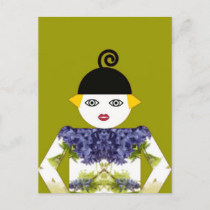 Ms. Martzkin Blooming Postcard © 2012 M. Martz