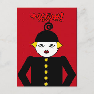 Ms. Martzkin Pop Art Postcard © 2012 M. Martz