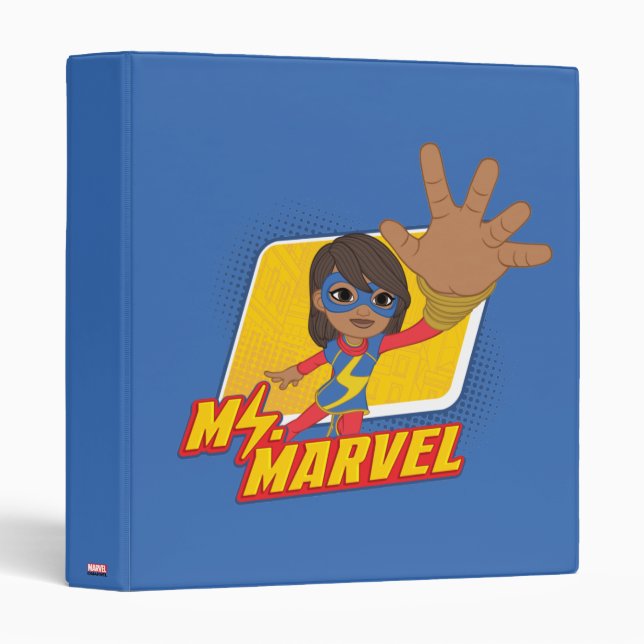 Ms. Marvel Rectangular Character Graphic Binder (Front/Spine)
