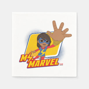 Ms. Marvel Rectangular Character Graphic Napkin