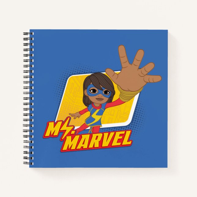 Ms. Marvel Rectangular Character Graphic Notebook (Front)