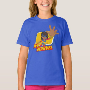Ms. Marvel Rectangular Character Graphic T-Shirt