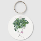 Ms. Monstera, The Ultimate Plant Lady Keychain