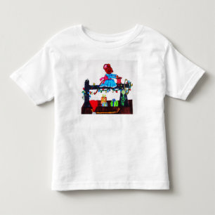 MS. MOUSE MAKES A SANTA HAT  TODDLER T-SHIRT
