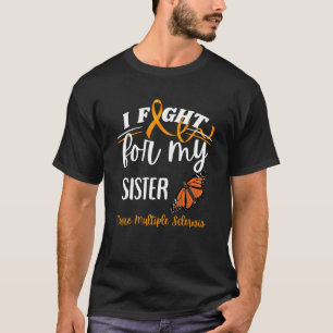 MS Multiple Sclerosis Awareness Cure MS Butterfly T-Shirt