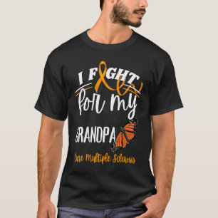 MS Multiple Sclerosis Awareness Cure MS Butterfly T-Shirt