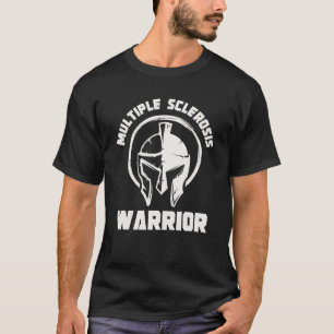MS Multiple Sclerosis Warrior Ribbon MS Fighter Fa T-Shirt