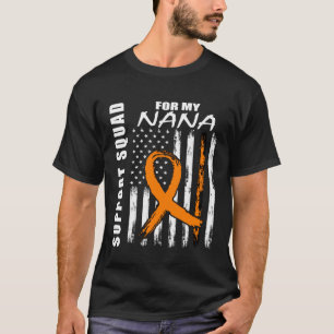 MS Nana Multiple Sclerosis Awareness USA Flag Fami T-Shirt