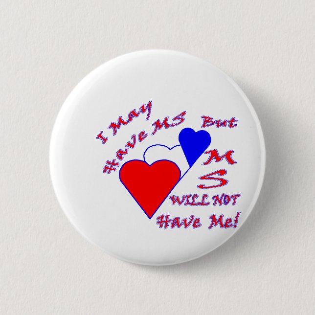 MS NOT HRT RWB 2 INCH ROUND BUTTON (Front)