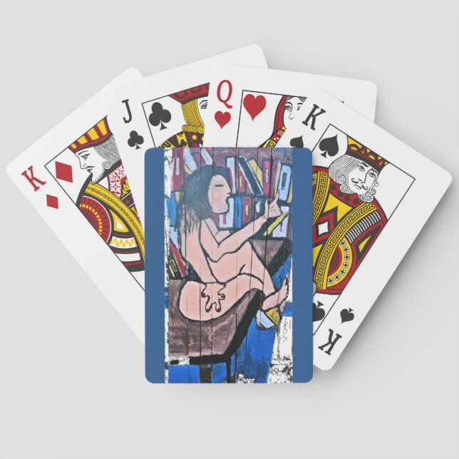MS OROZCO IN THE STUDY PLAYING CARDS (Back)