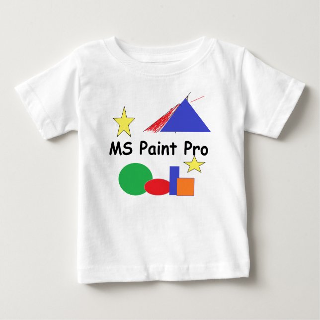 MS Paint Pro- Toddler Tee Shirt (Front)
