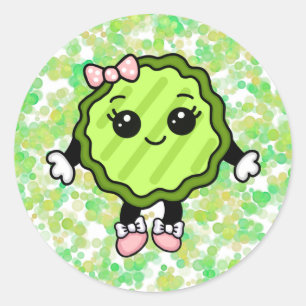 Ms Pickle Classic Round Sticker