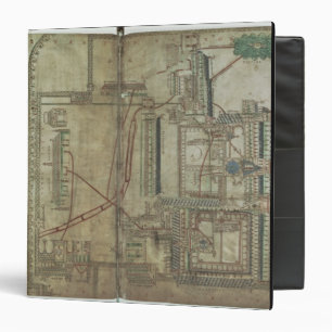 Ms R 171 f.285 Plan of Canterbury Cathedral and th Binder