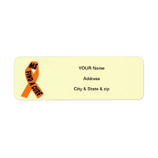 MS Ribbon Return Address Labels