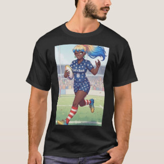 Ms. Rugby player t-shirt 