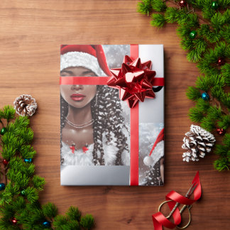 Ms Santa Wrapping Paper