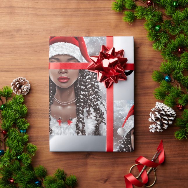 Ms Santa Wrapping Paper (Holiday Gift)