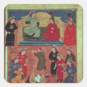 Ms. Supp. Pers.Arghan Khan with two of his Square Sticker