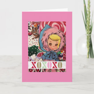 Ms. Suzy Ski Fun Note Card