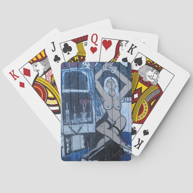 MS VALDEZ NEXT TO WINDOW PLAYING CARDS (Back)