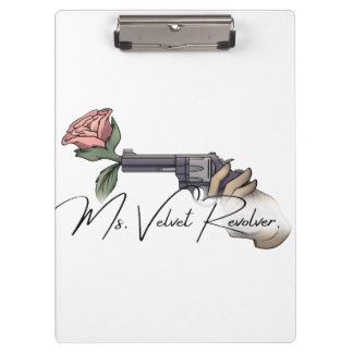 Ms. Velvet Revolver Brand Logo 2025 Clipboard